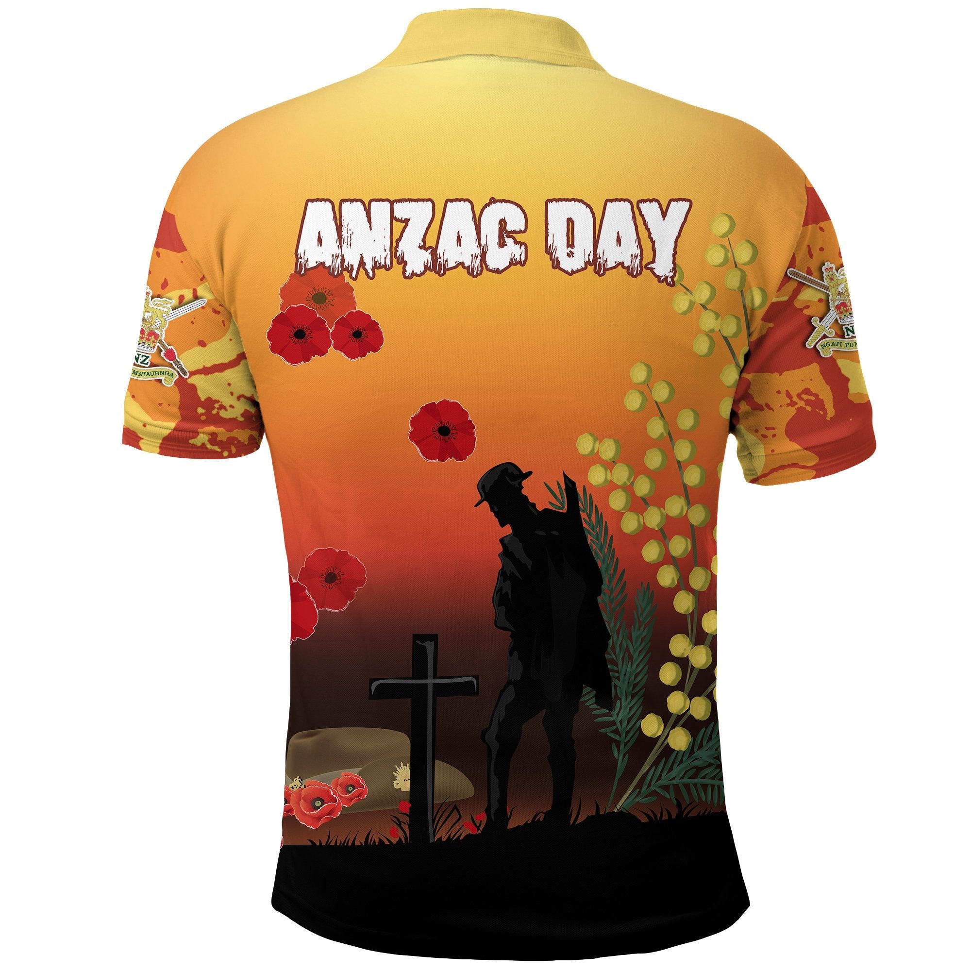 Australian ANZAC Day Polo Shirt Lest We Forget 2021 - Style - Vibe Hoodie Shop