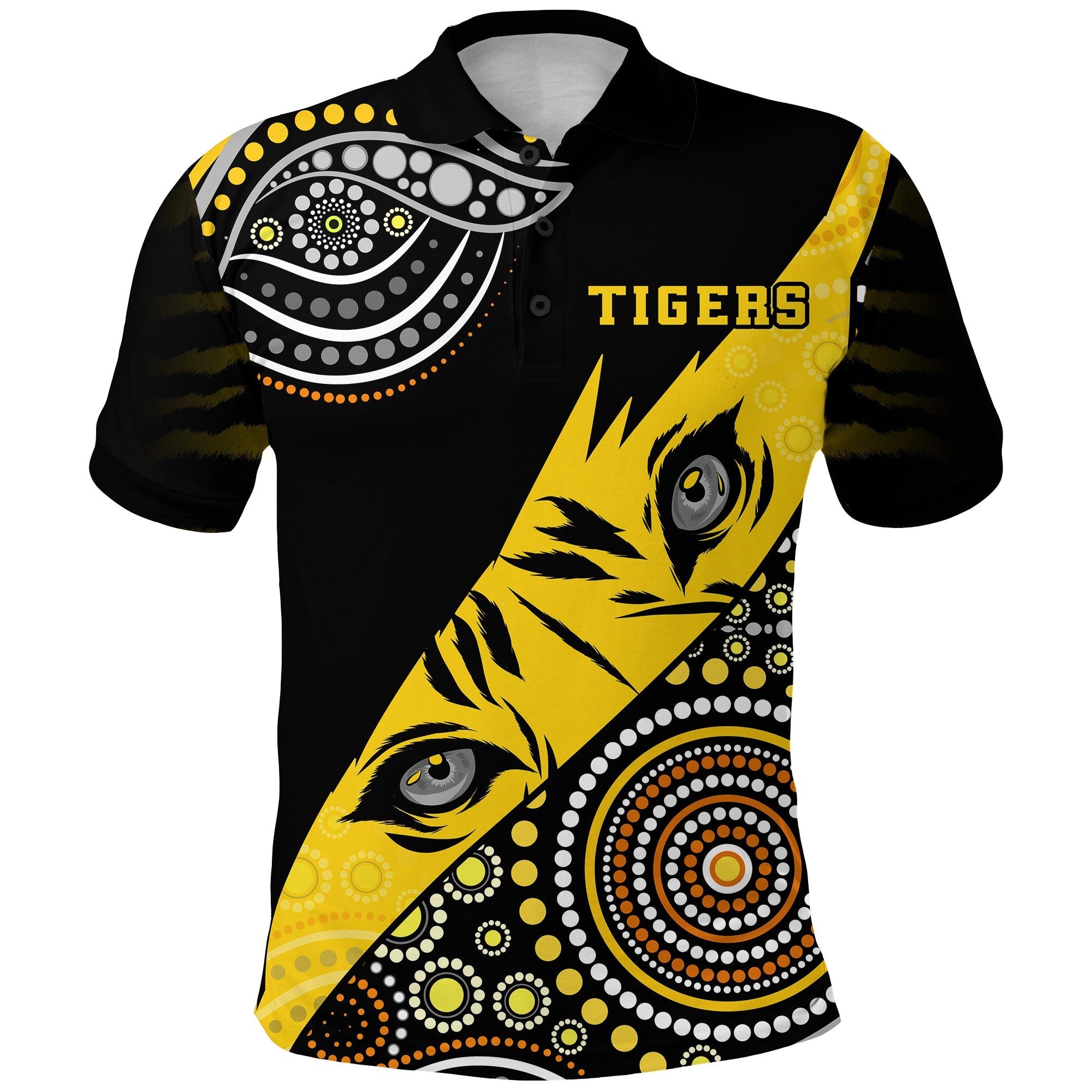 Richmond Indigenous Polo Shirt Tigers Football - Vibe Hoodie Shop