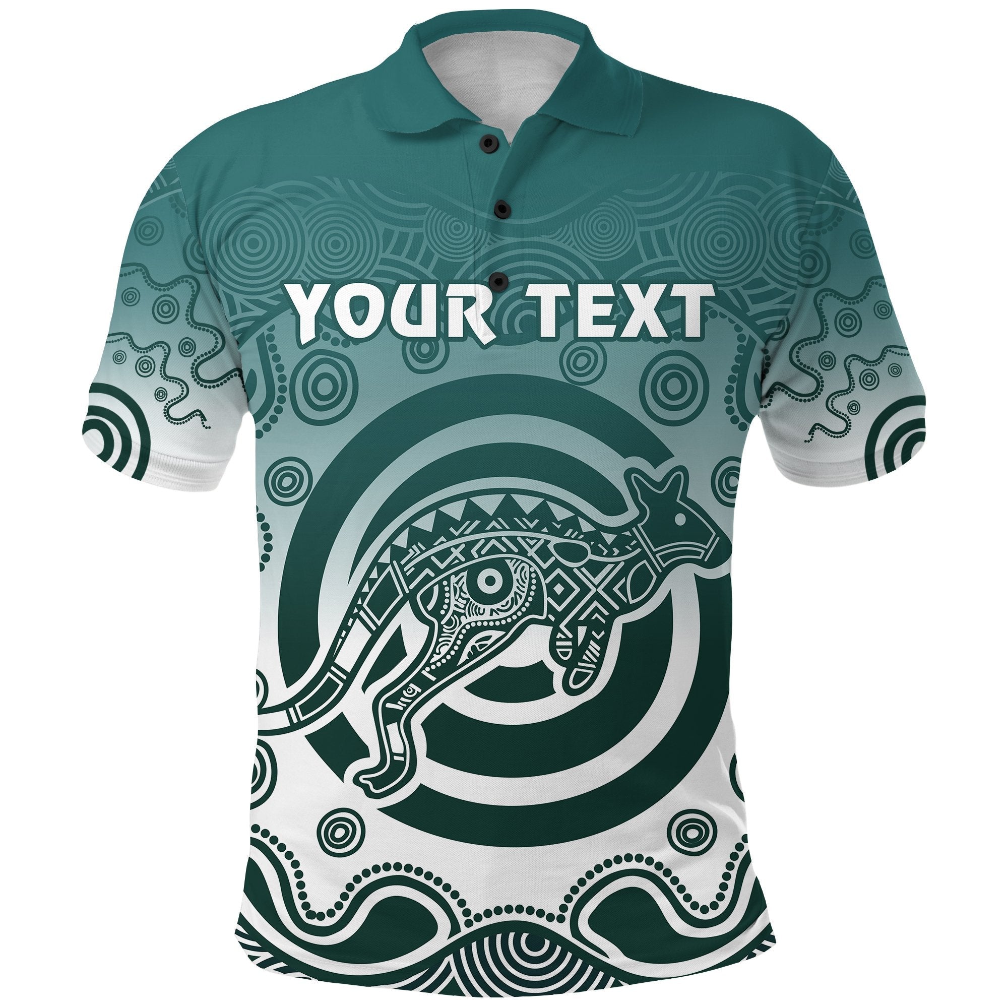 (Custom Personalised) Wallabies Polo Shirt Brilliant Future Wallaby - Vibe Hoodie Shop