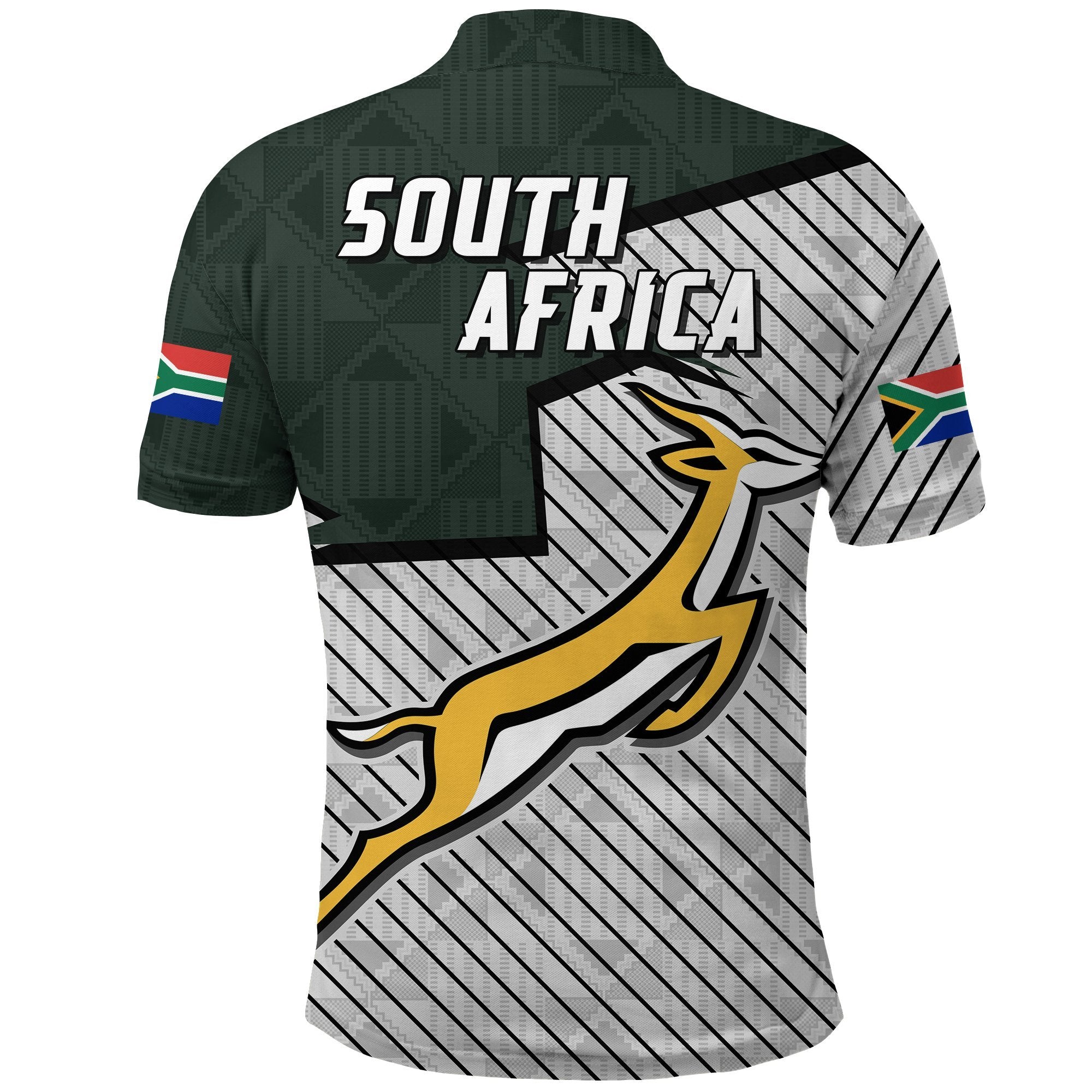 South Africa Springboks Polo Shirt - Vibe Hoodie Shop