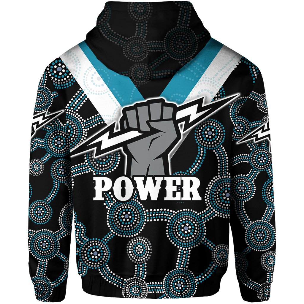 (Custom Personalised) Port Adelaide Hoodie Power - Vibe Hoodie Shop