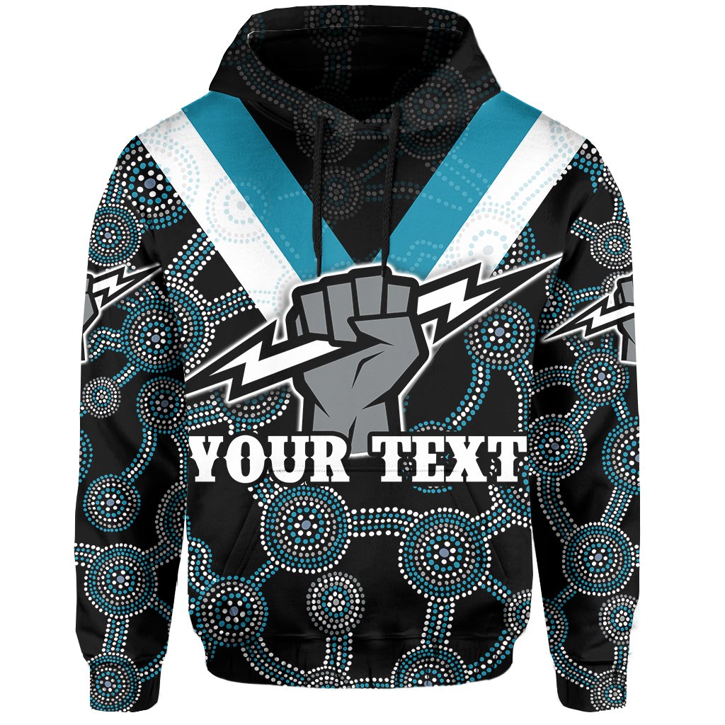 (Custom Personalised) Port Adelaide Hoodie Power - Vibe Hoodie Shop