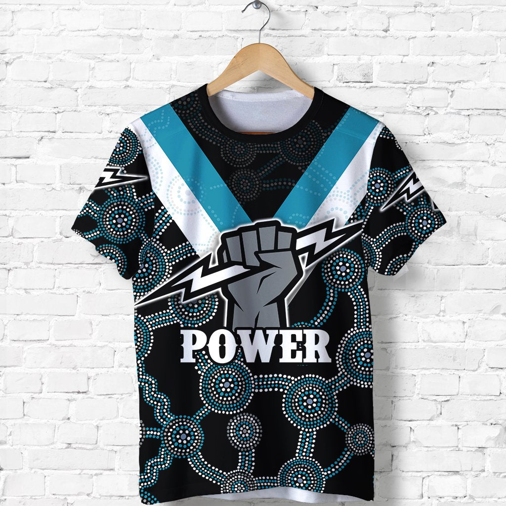 Port Adelaide T shirt Power - Vibe Hoodie Shop