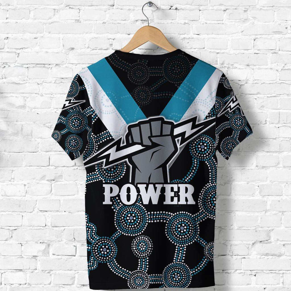 (Custom Personalised) Port Adelaide T shirt Power - Vibe Hoodie Shop