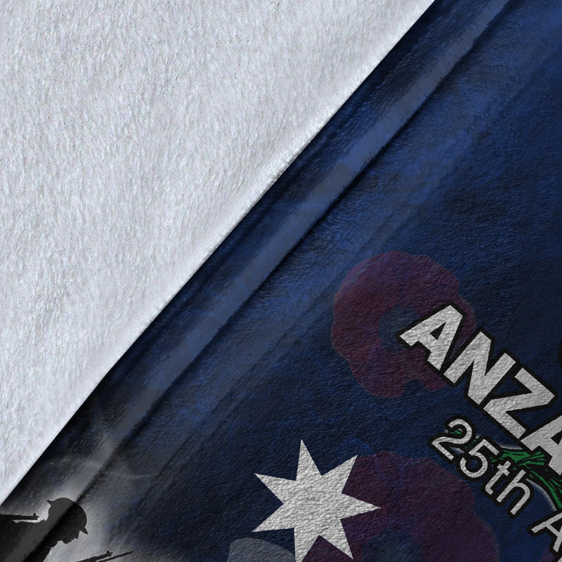 Australia Anzac Day Premium Blanket Rosemary In Heart - Vibe Hoodie Shop