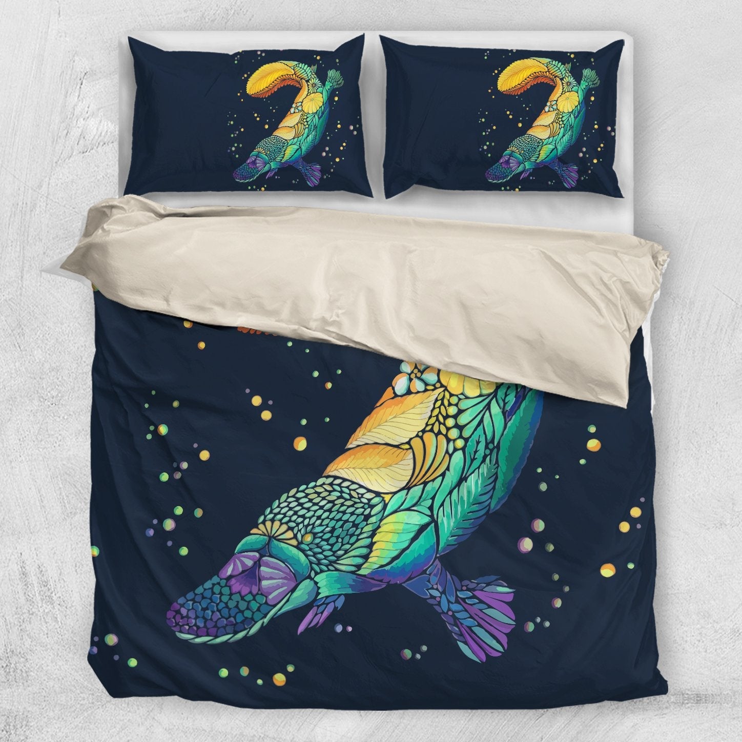 Bedding Sets - Platypus Bed Patterns Art Sets - Vibe Hoodie Shop