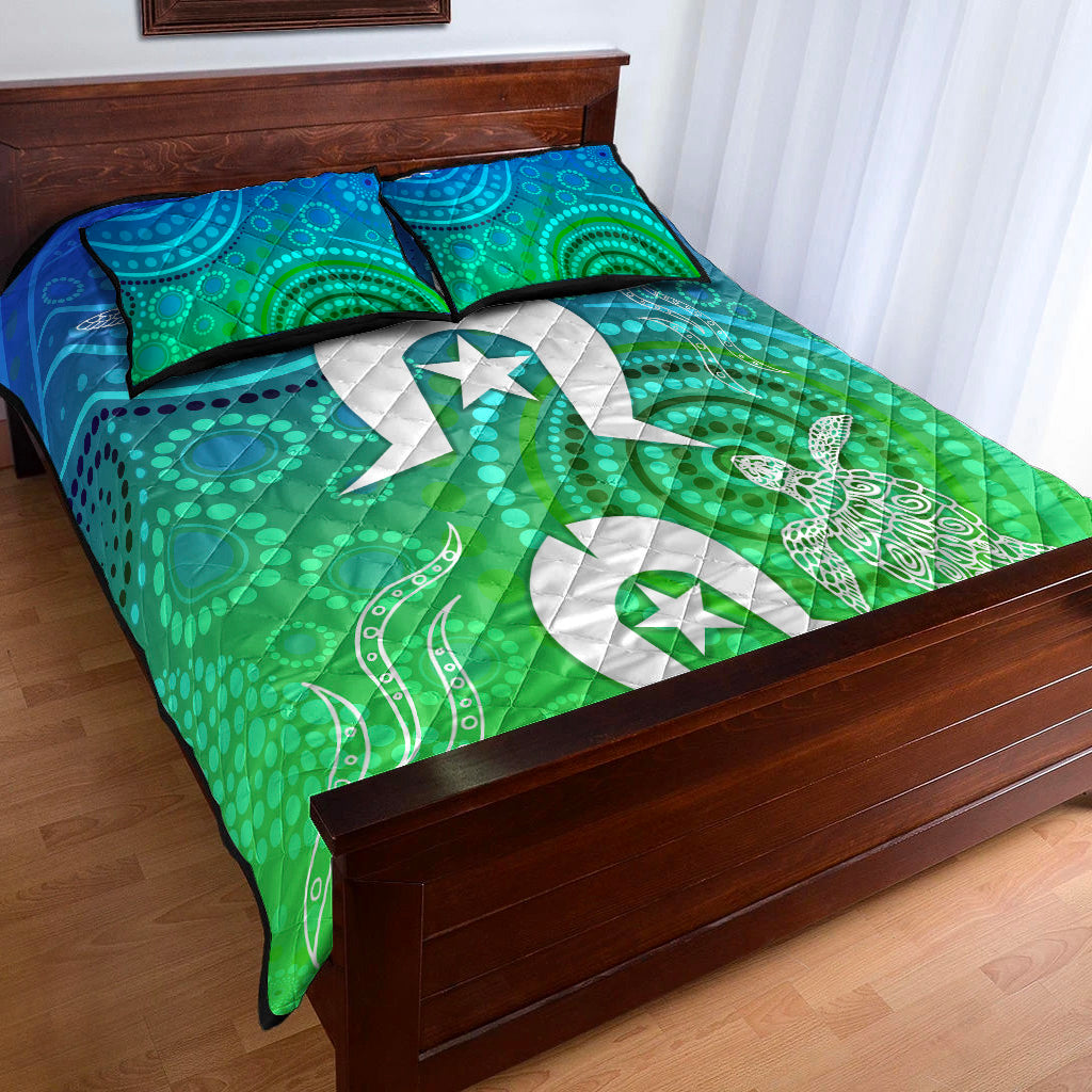 Aboriginal Torres Strait Islands Quilt Bed Set Simple Style - Vibe Hoodie Shop