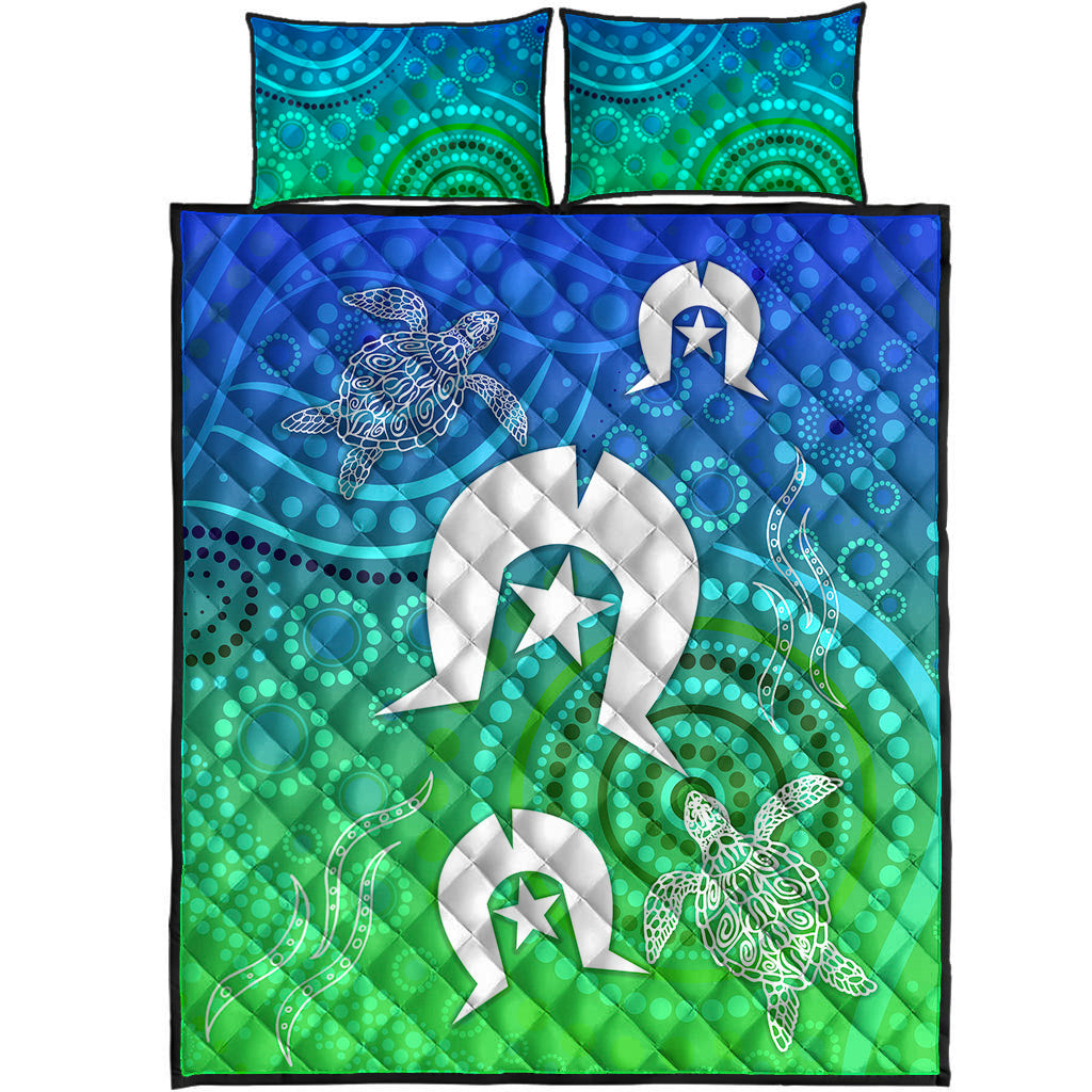 Aboriginal Torres Strait Islands Quilt Bed Set Simple Style - Vibe Hoodie Shop