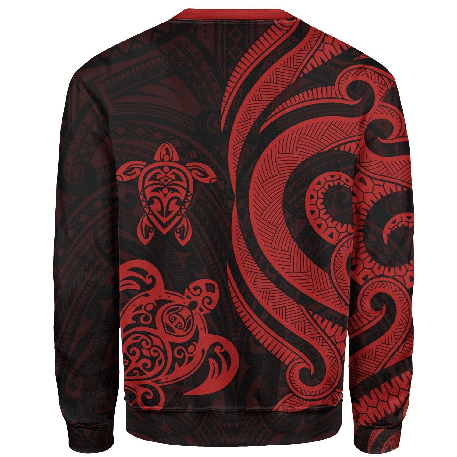 New Caledonia Sweater - Red Tentacle Turtle - Vibe Hoodie Shop