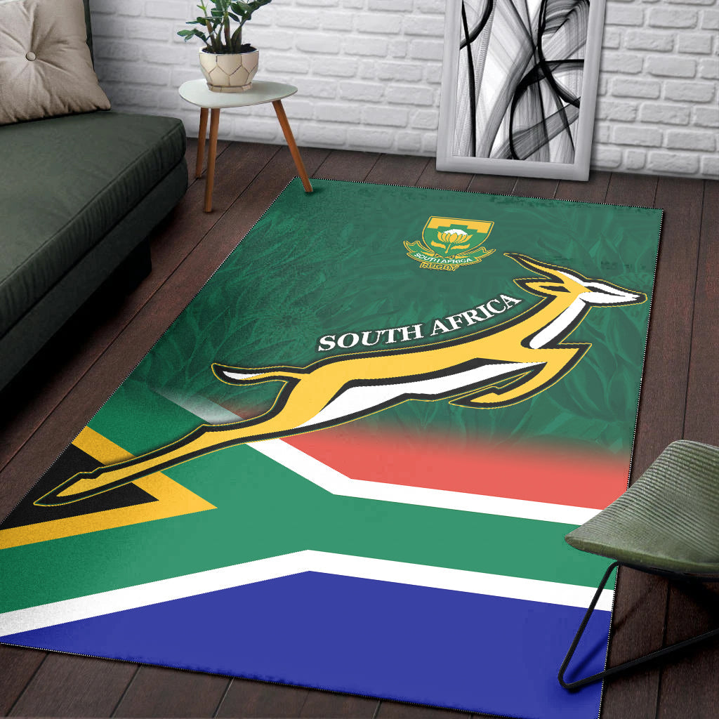 South Africa Rugby Area Rug Springboks Champion Bokke African Pattern Go Bokke - Vibe Hoodie Shop