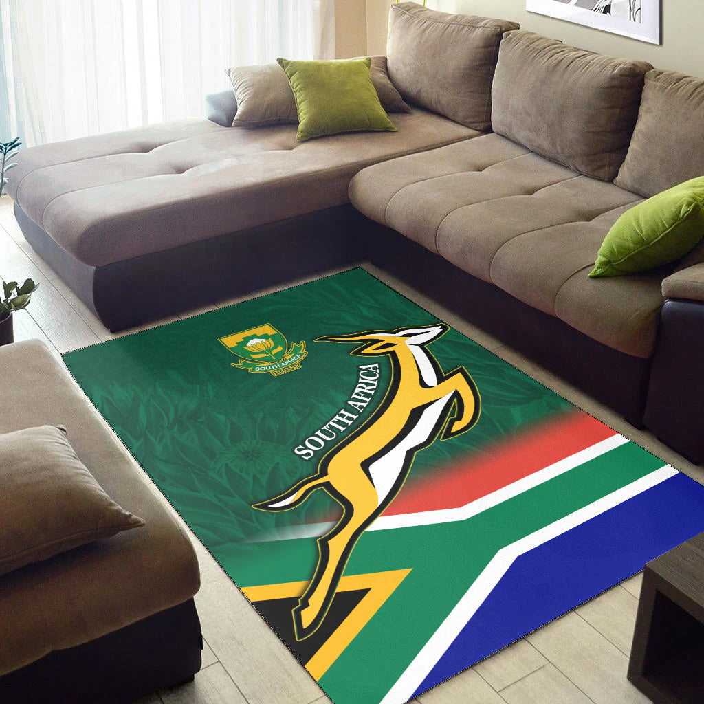 South Africa Rugby Area Rug Springboks Champion Bokke African Pattern Go Bokke - Vibe Hoodie Shop