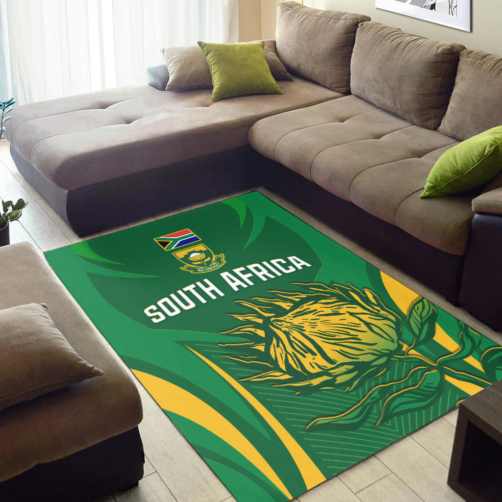 South Africa Cricket Area Rug Proteas Champion - Vibe Hoodie Shop