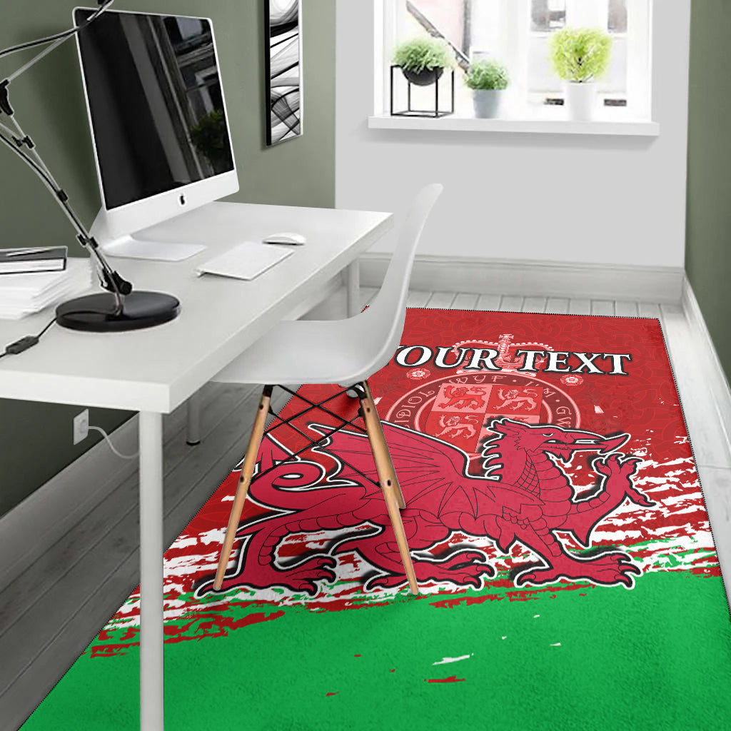 (Custom Personalised) Wales Football 2022 Area Rug Come On CYMRU The Red Wall - Vibe Hoodie Shop