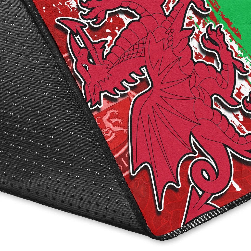 (Custom Personalised) Wales Football 2022 Area Rug Come On CYMRU The Red Wall - Vibe Hoodie Shop