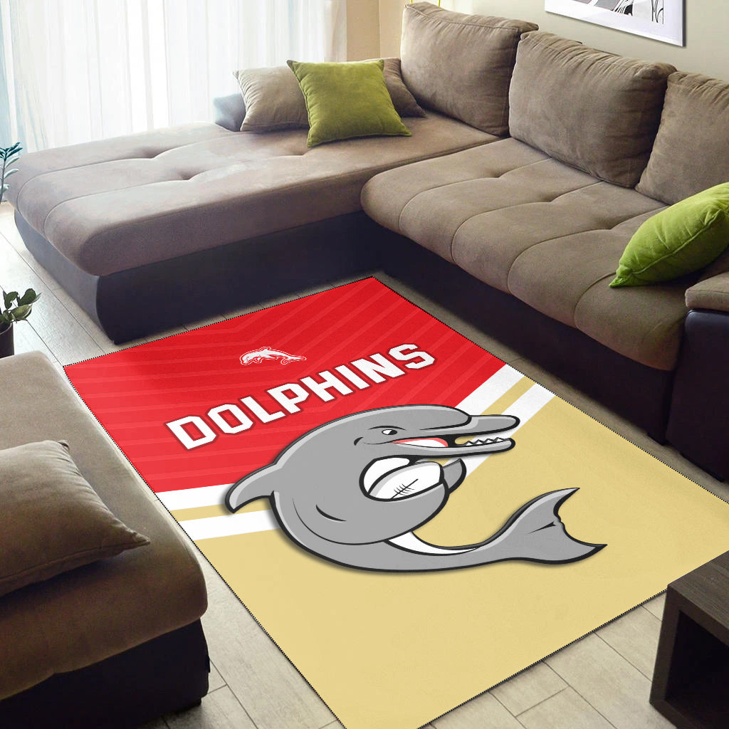 Dolphins Rugby Area Rug Sporty Style Ver.01 - Vibe Hoodie Shop