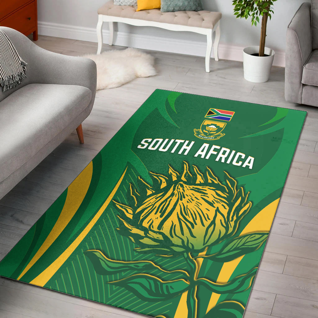 South Africa Cricket Area Rug Proteas Champion - Vibe Hoodie Shop