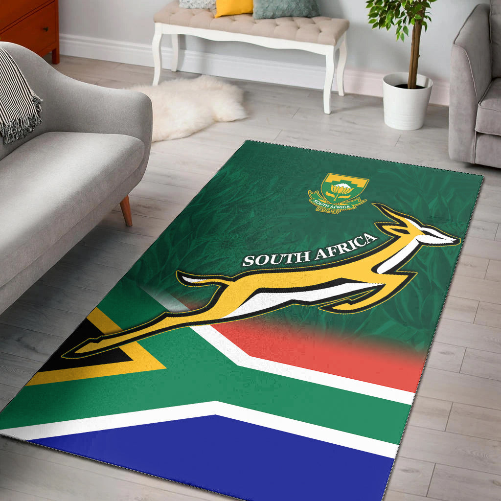 South Africa Rugby Area Rug Springboks Champion Bokke African Pattern Go Bokke - Vibe Hoodie Shop