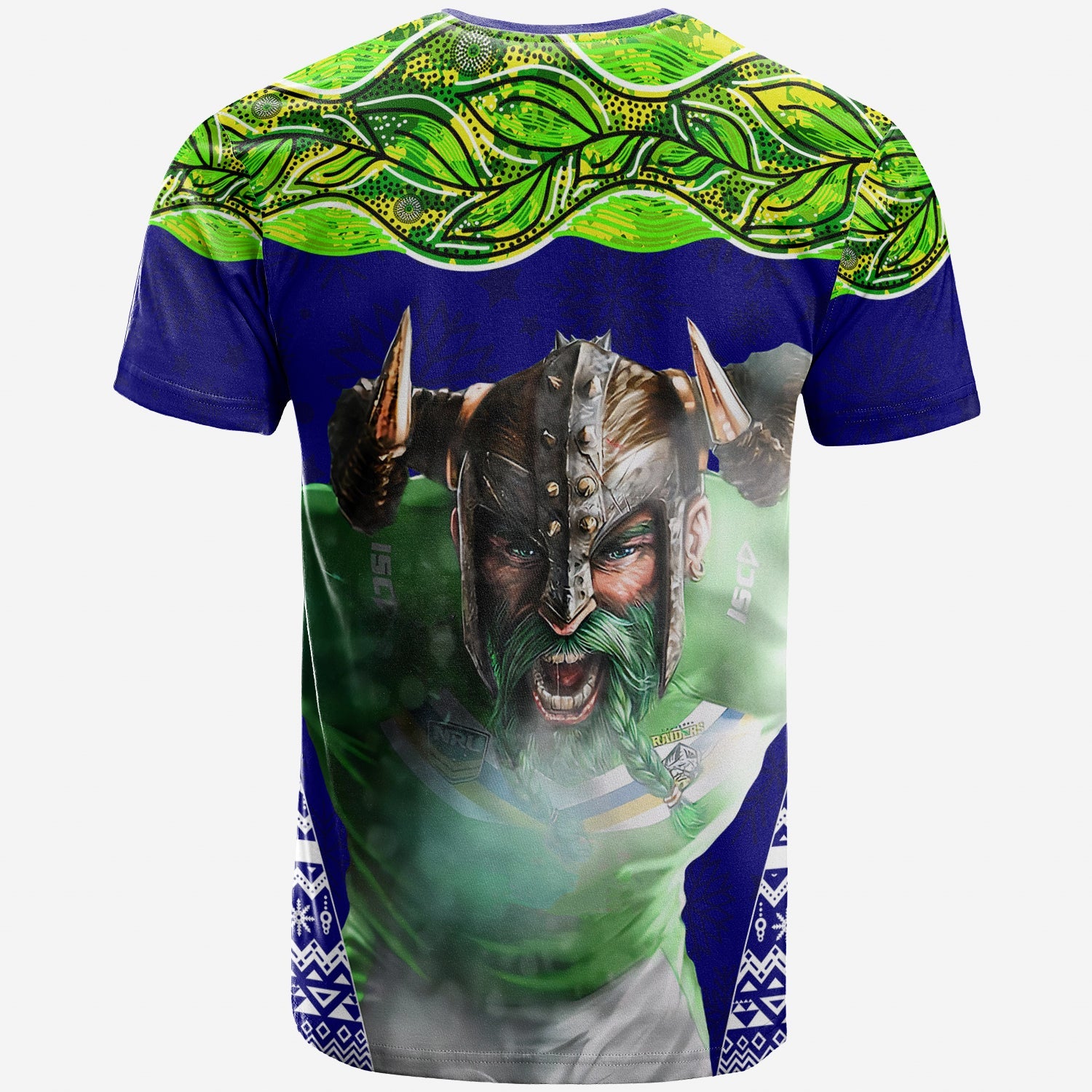 Aboriginal Christmas T shirt The Green Machine - Vibe Hoodie Shop