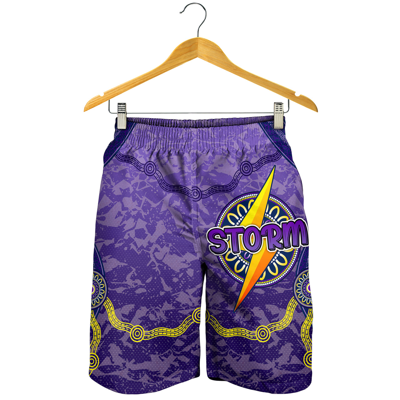 Storm Rugby Men Shorts - Custom Aboriginal Storm Men Shorts RLT13 - Vibe Hoodie Shop