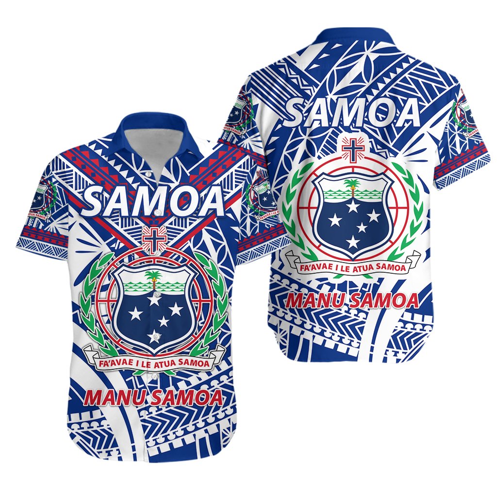 Manu Samoa Rugby Hawaiian Shirt Samoa Simple Rugby - Vibe Hoodie Shop