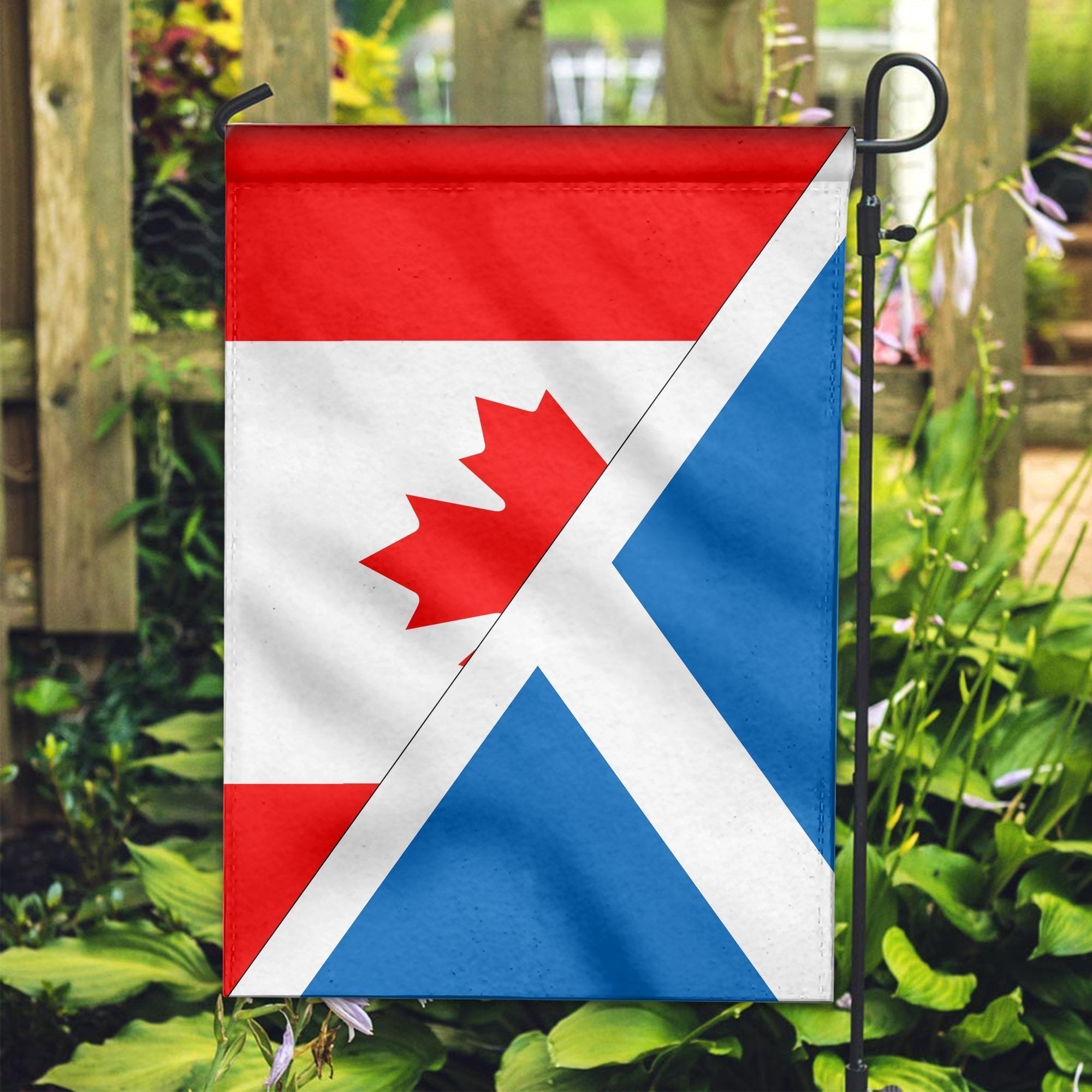 Canada Flag With Scotland Flag - Vibe Hoodie Shop