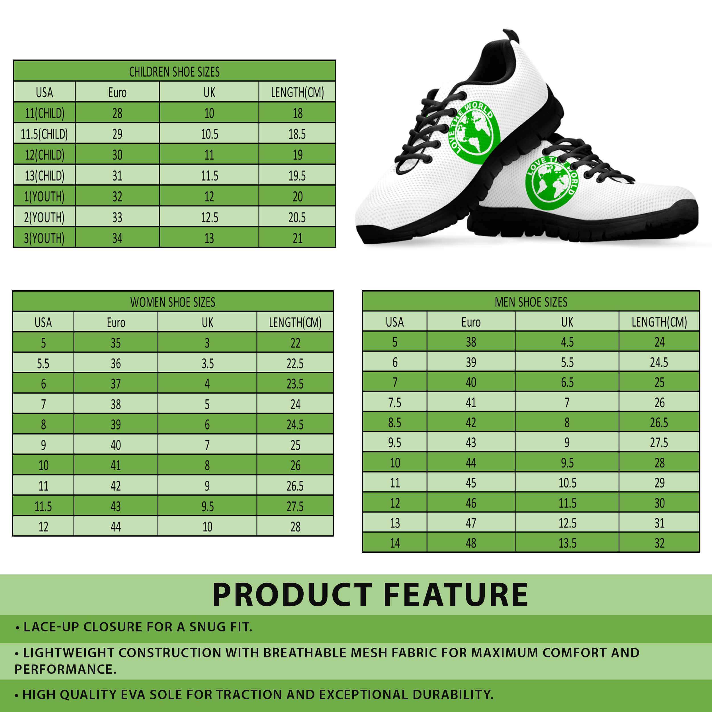 Guam Flying Flag Wings Sneakers - Vibe Hoodie Shop