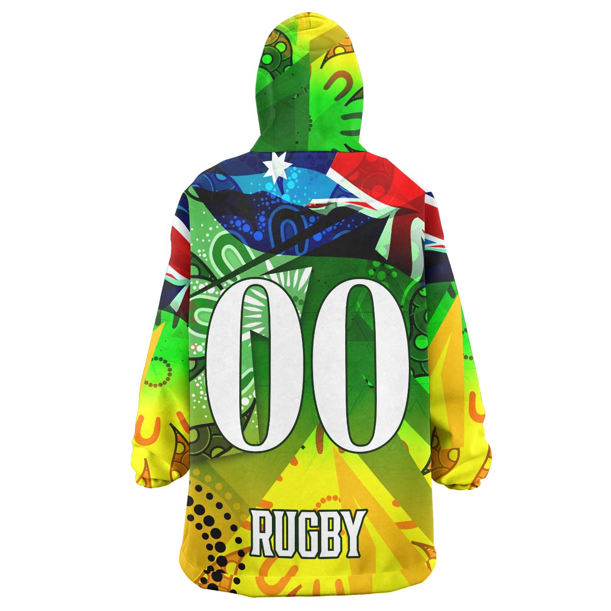 Wallabies Rugby Snug Hoodie - Custom Australia National Rugby Championship "Welcome Back Wally" Aboriginal Wearable Blanket Hoodie - Vibe Hoodie Shop