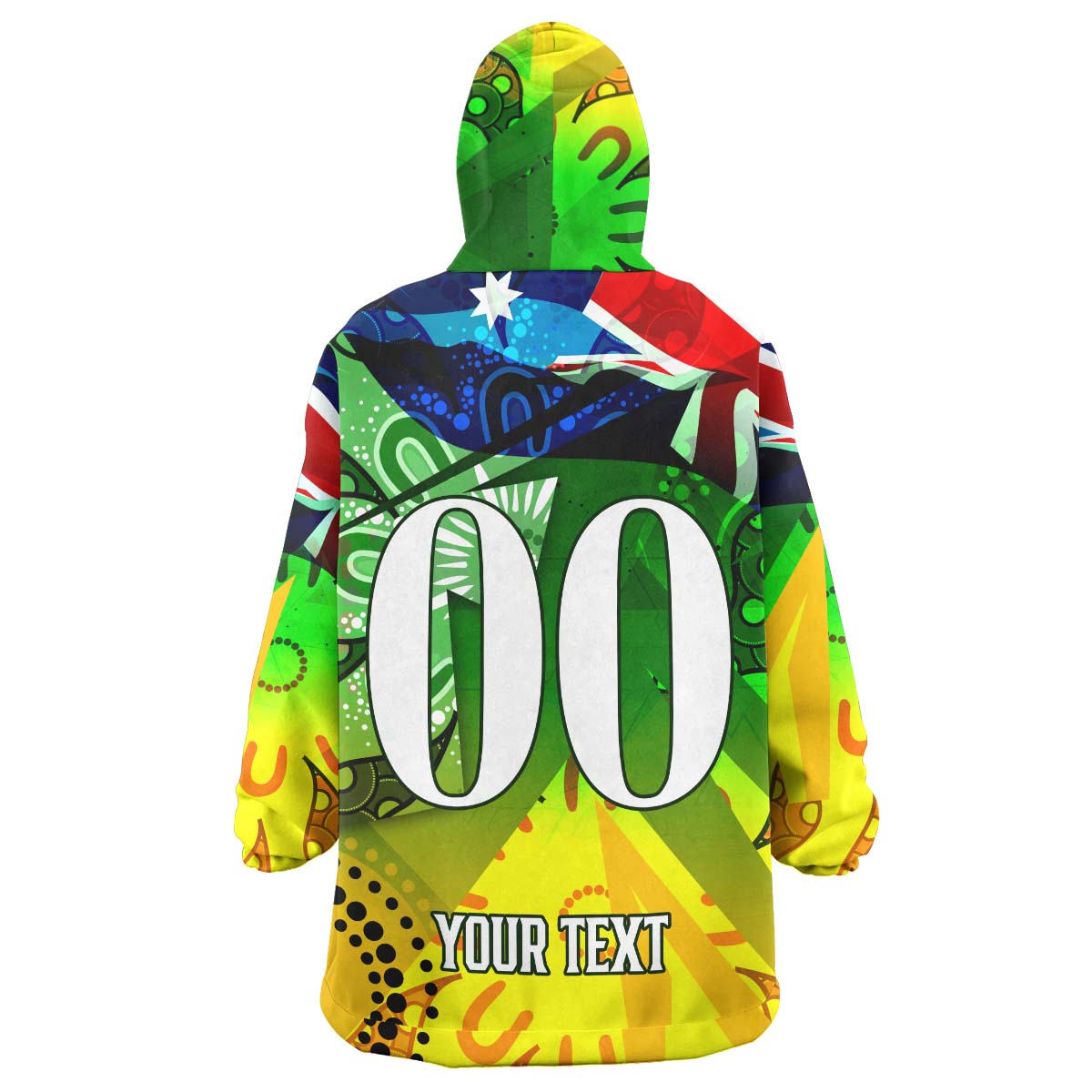 Wallabies Rugby Snug Hoodie - Custom Australia National Rugby Championship "Welcome Back Wally" Aboriginal Wearable Blanket Hoodie - Vibe Hoodie Shop