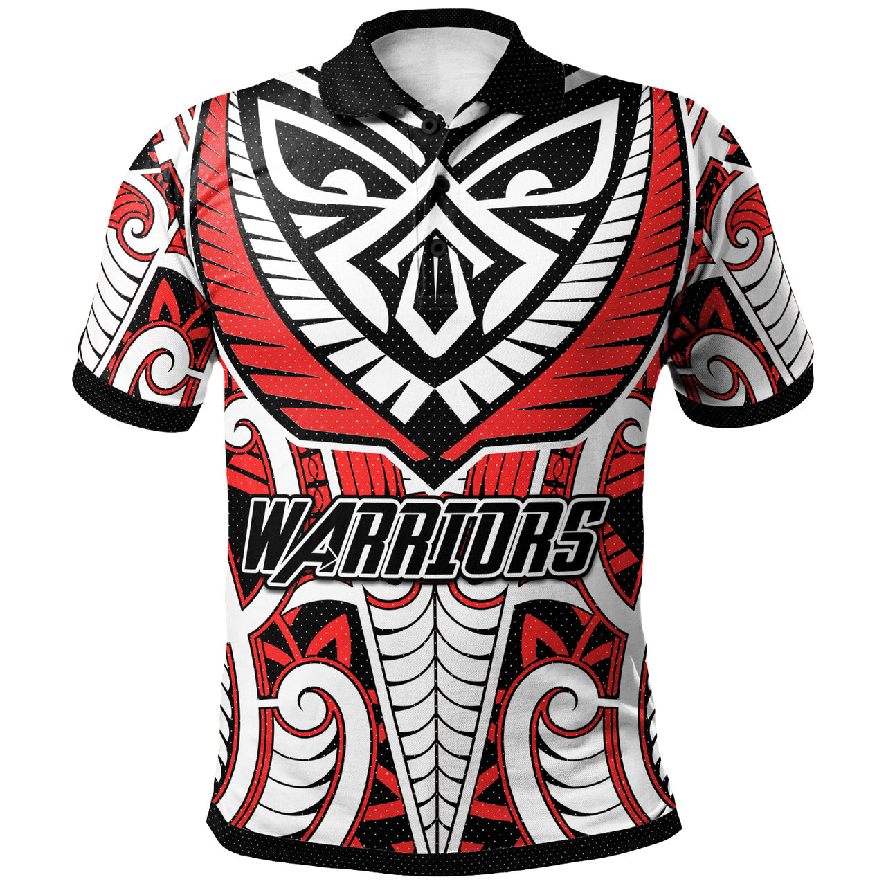 Warriors Polo Shirt - Custom Maori Warriors Polo Shirt RLT13 - Vibe Hoodie Shop