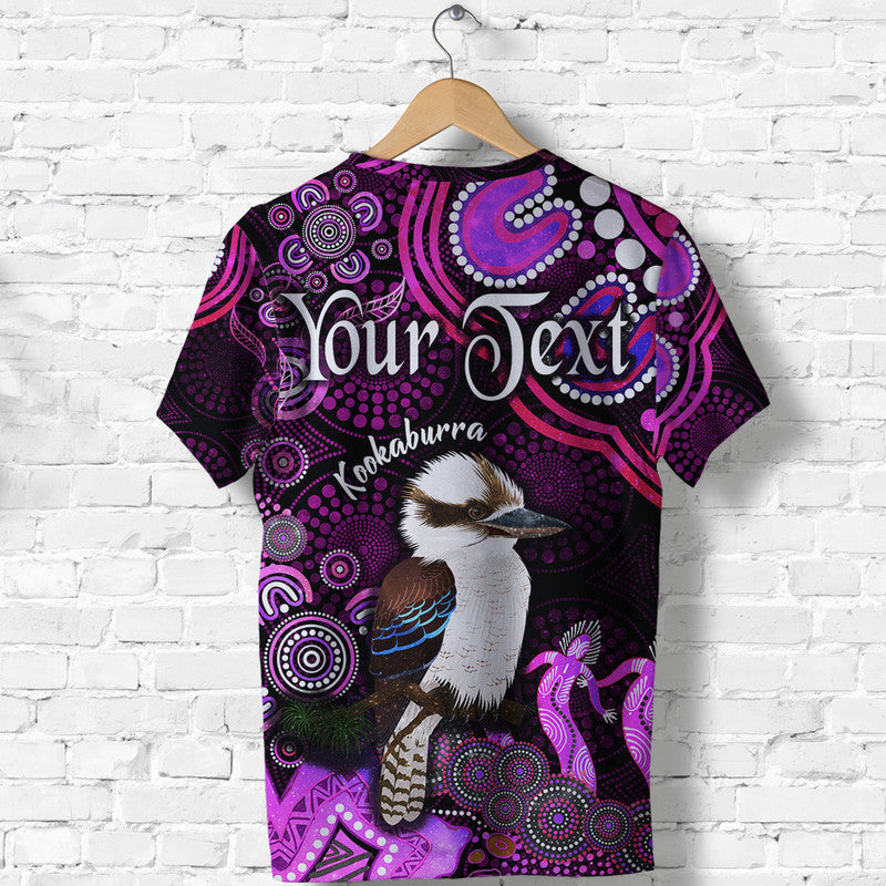 (Custom Personalised) Australian Astrology T Shirt Sagittarius Kookaburra Zodiac Aboriginal Vibes - Pink - Vibe Hoodie Shop