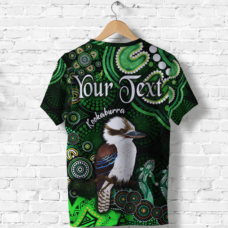 (Custom Personalised) Australian Astrology T Shirt Sagittarius Kookaburra Zodiac Aboriginal Vibes - Green - Vibe Hoodie Shop
