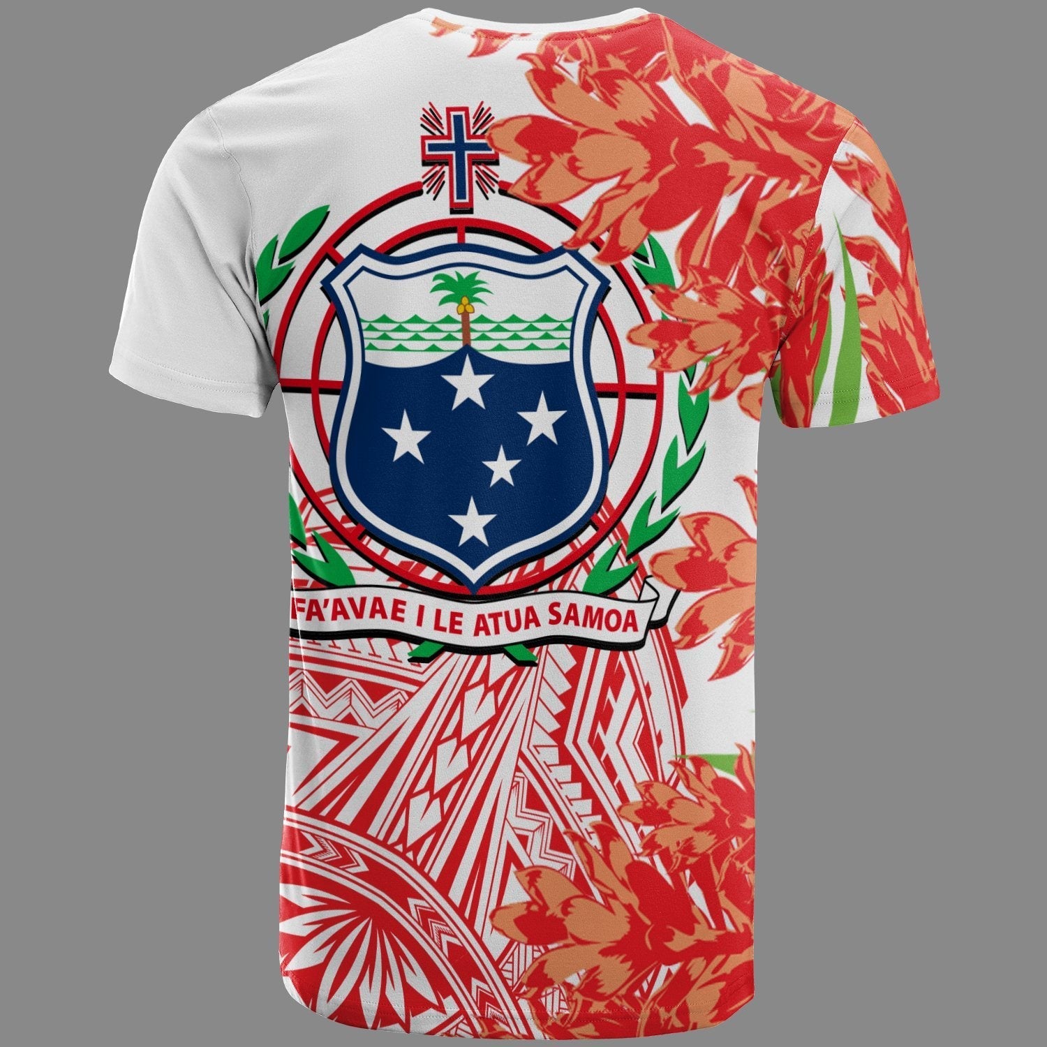 Vibe Hoodie Samoa T shirt - The Teuila Polynesian Pattern - Vibe Hoodie Shop