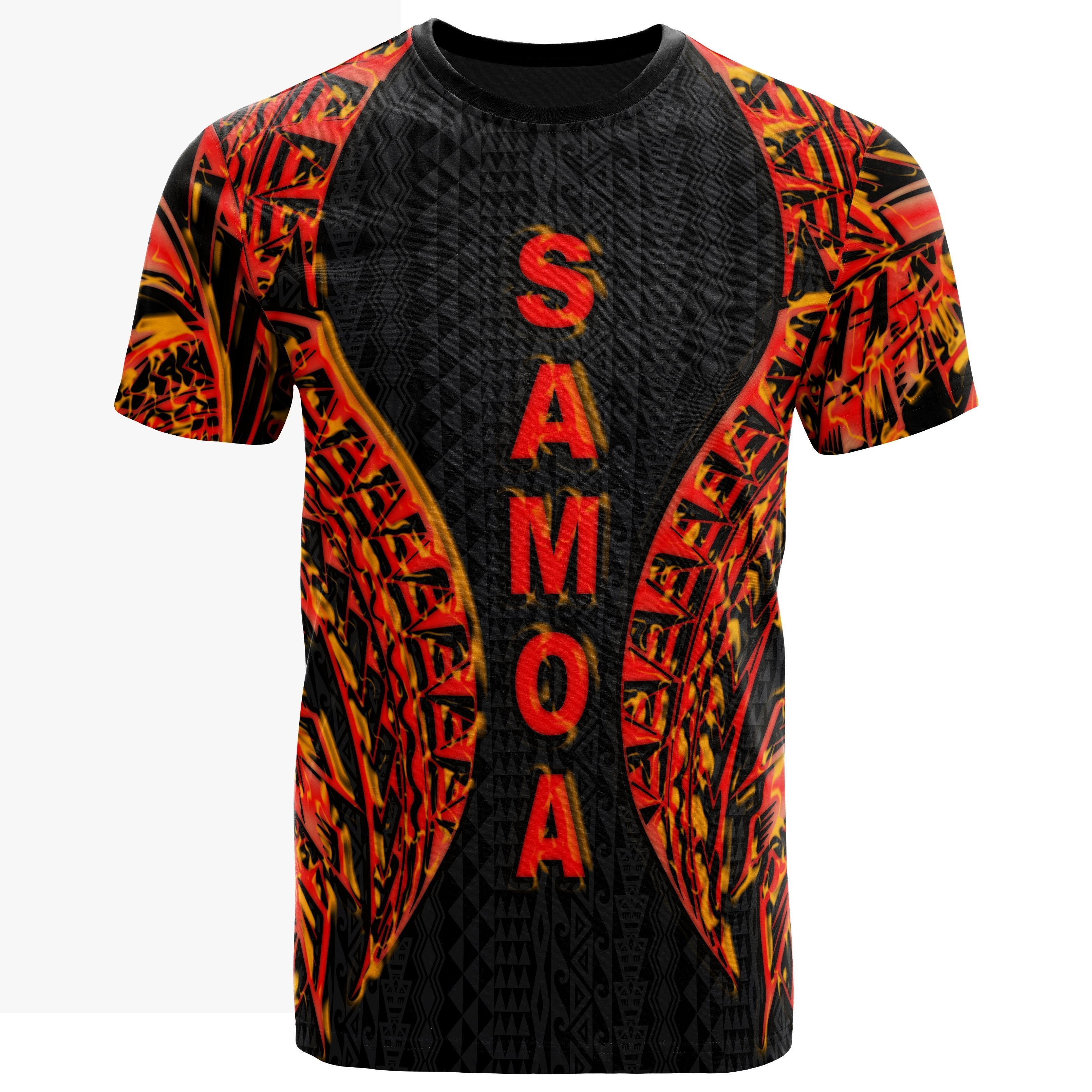 Vibe Hoodie Samoa T shirt - Polynesian Volcano - Vibe Hoodie Shop