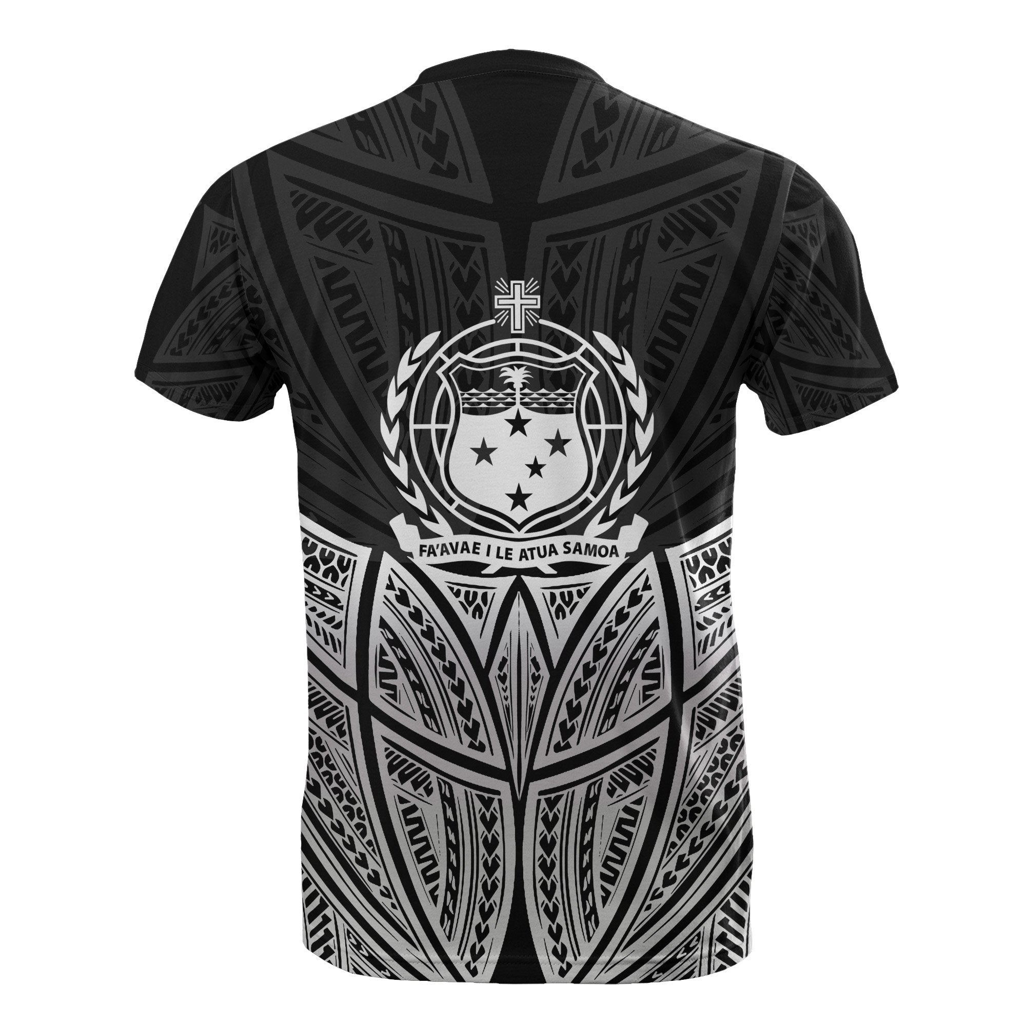 Vibe Hoodie Samoa Polynesian T shirt Black Pride Map And Seal - Vibe Hoodie Shop