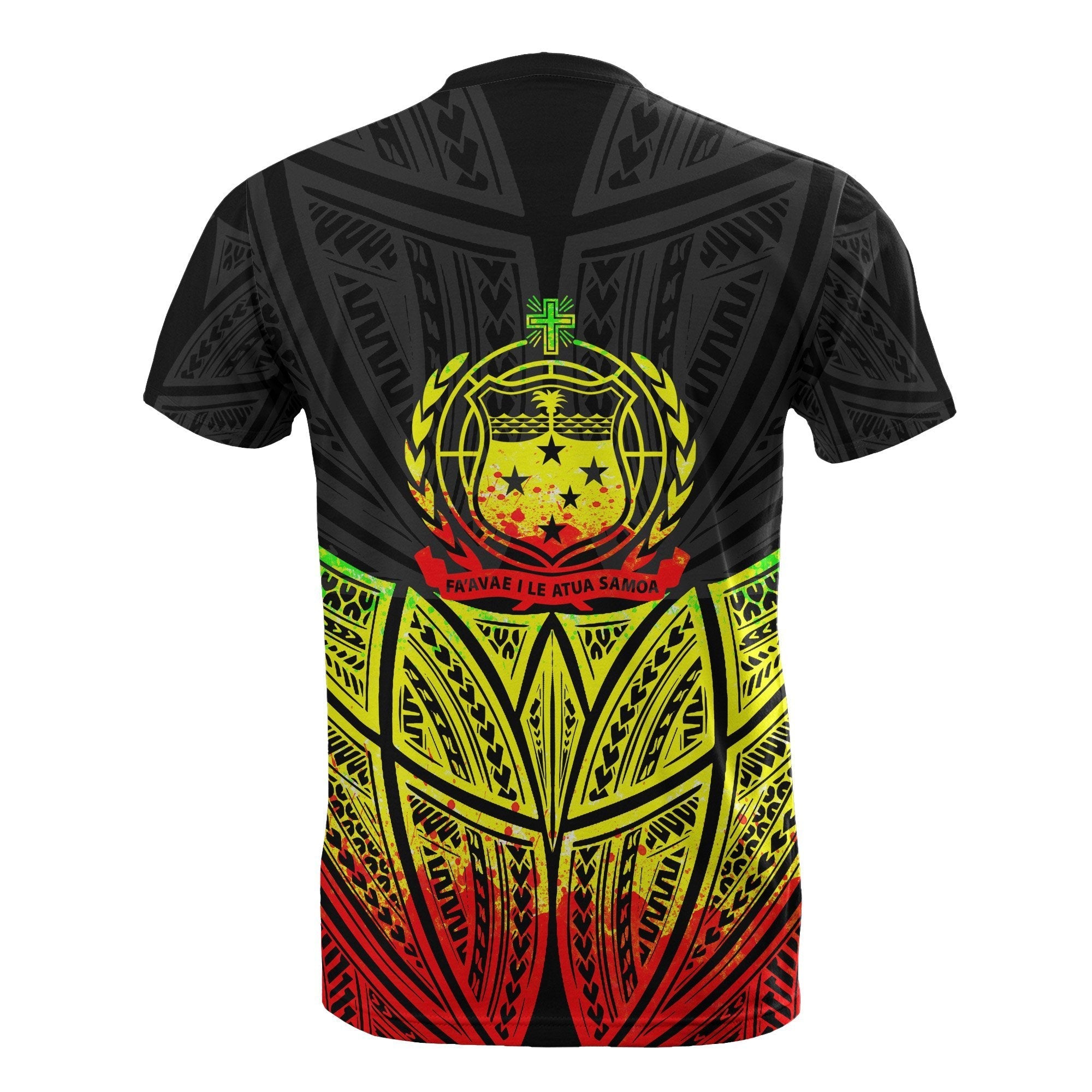 Vibe Hoodie Samoa Polynesian T shirt Reggae Pride Map And Seal - Vibe Hoodie Shop