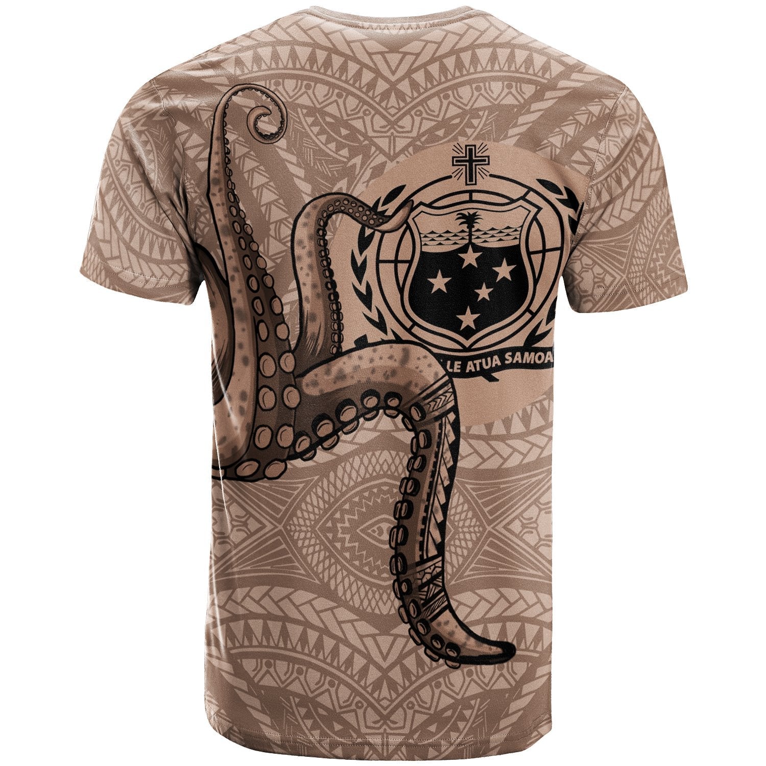 Vibe Hoodie Samoa T shirt - Octopus Tentacle - Vibe Hoodie Shop