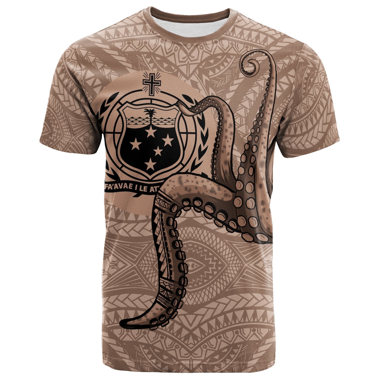 Vibe Hoodie Samoa T shirt - Octopus Tentacle - Vibe Hoodie Shop