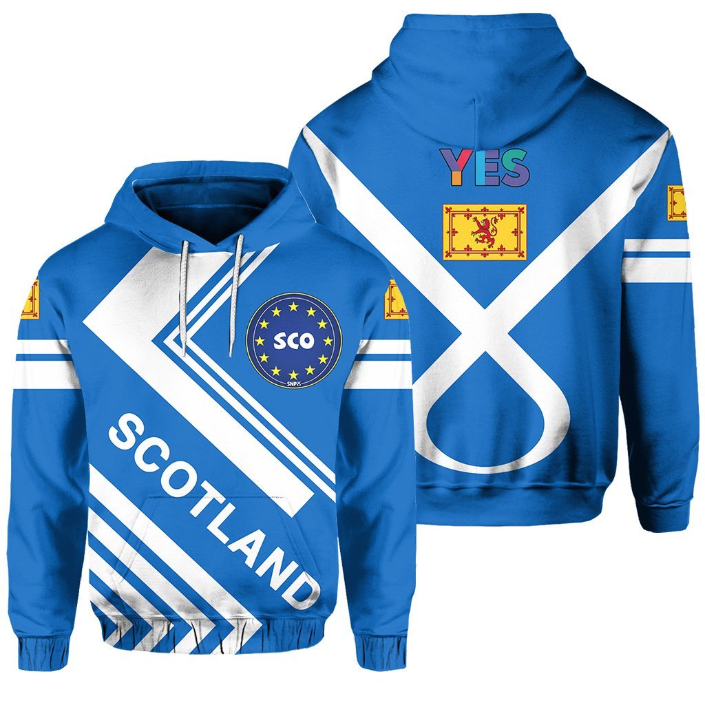 Scotland Hoodie - Snp Style Blue - Vibe Hoodie Shop