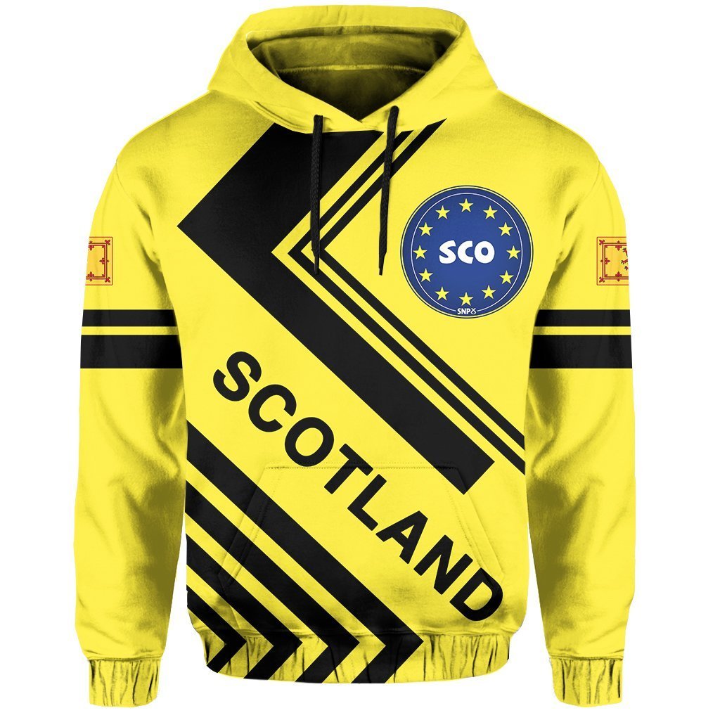 Scotland Hoodie - Snp Style Yellow - Vibe Hoodie Shop