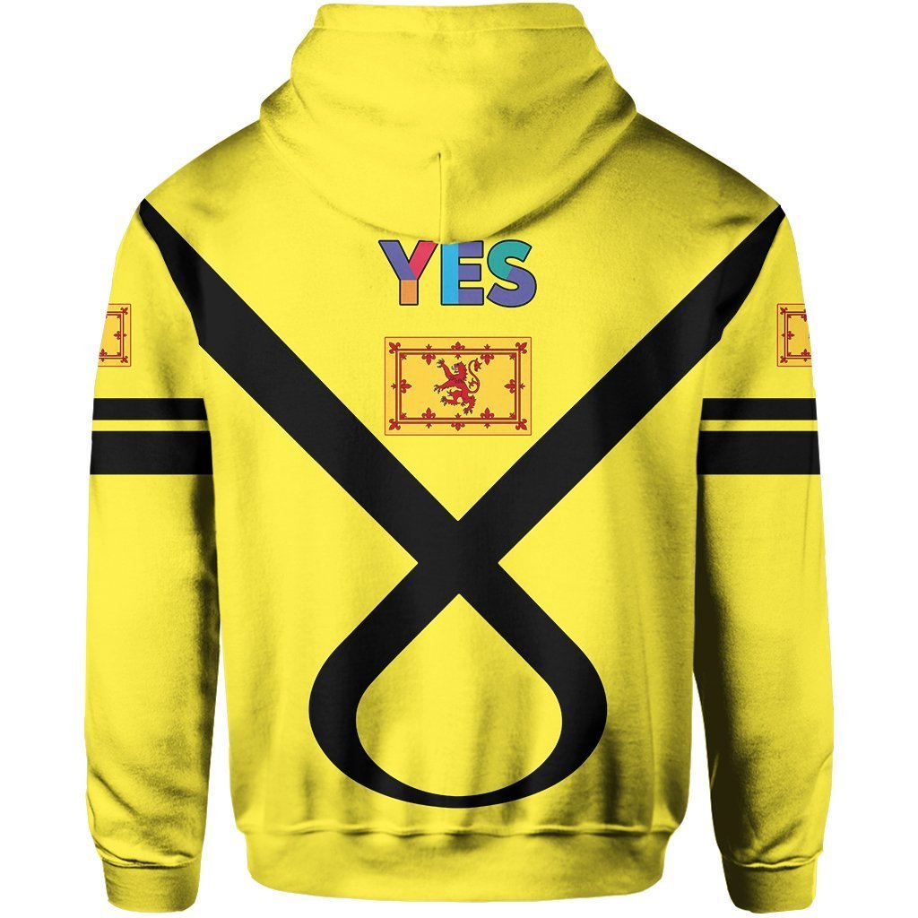 Scotland Hoodie - Snp Style Yellow - Vibe Hoodie Shop