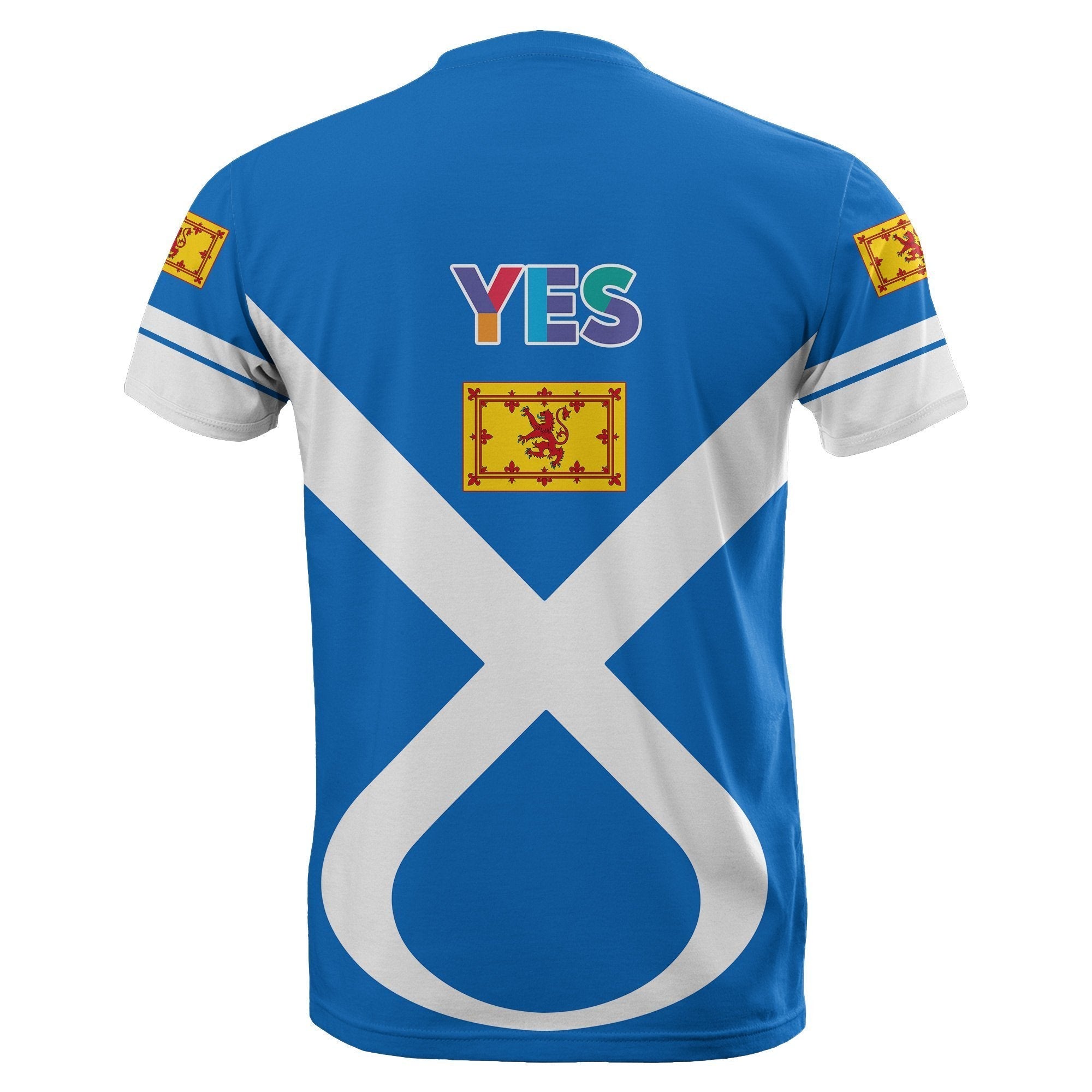 Scotland T shirt - SNP Style Blue - Vibe Hoodie Shop