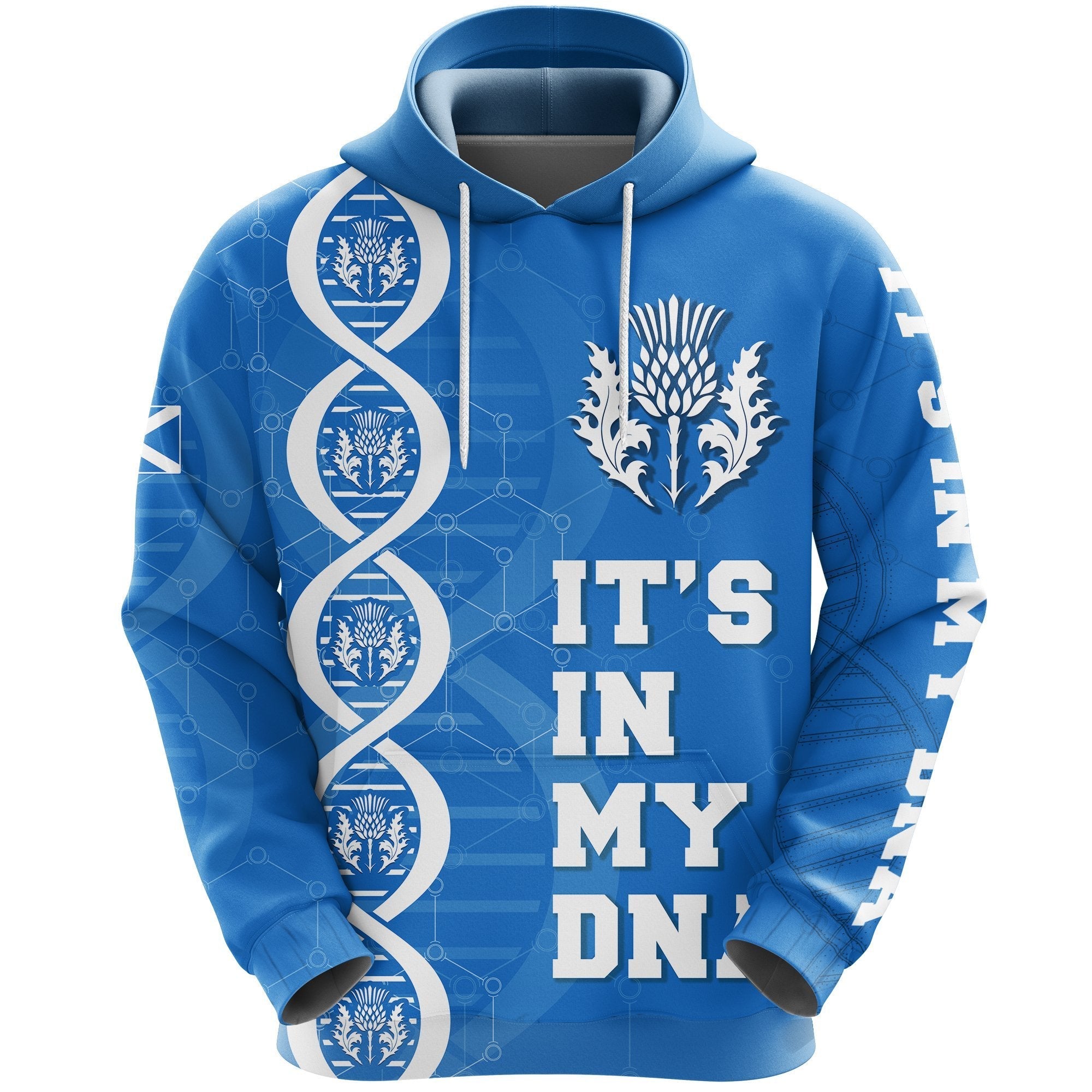 Scotland Dna Hoodie - Scottish Lion - Vibe Hoodie Shop