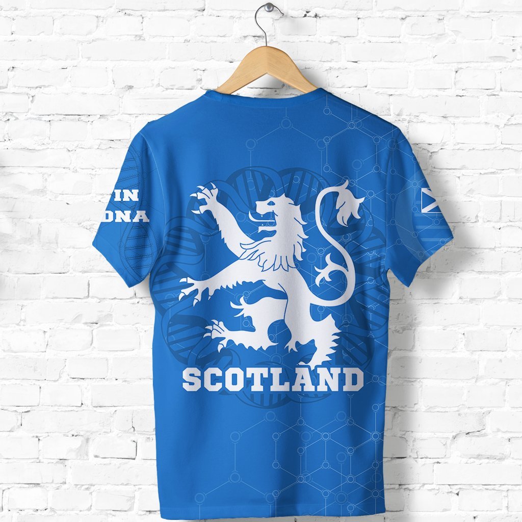 Scotland DNA T shirt - Scottish Lion - Vibe Hoodie Shop