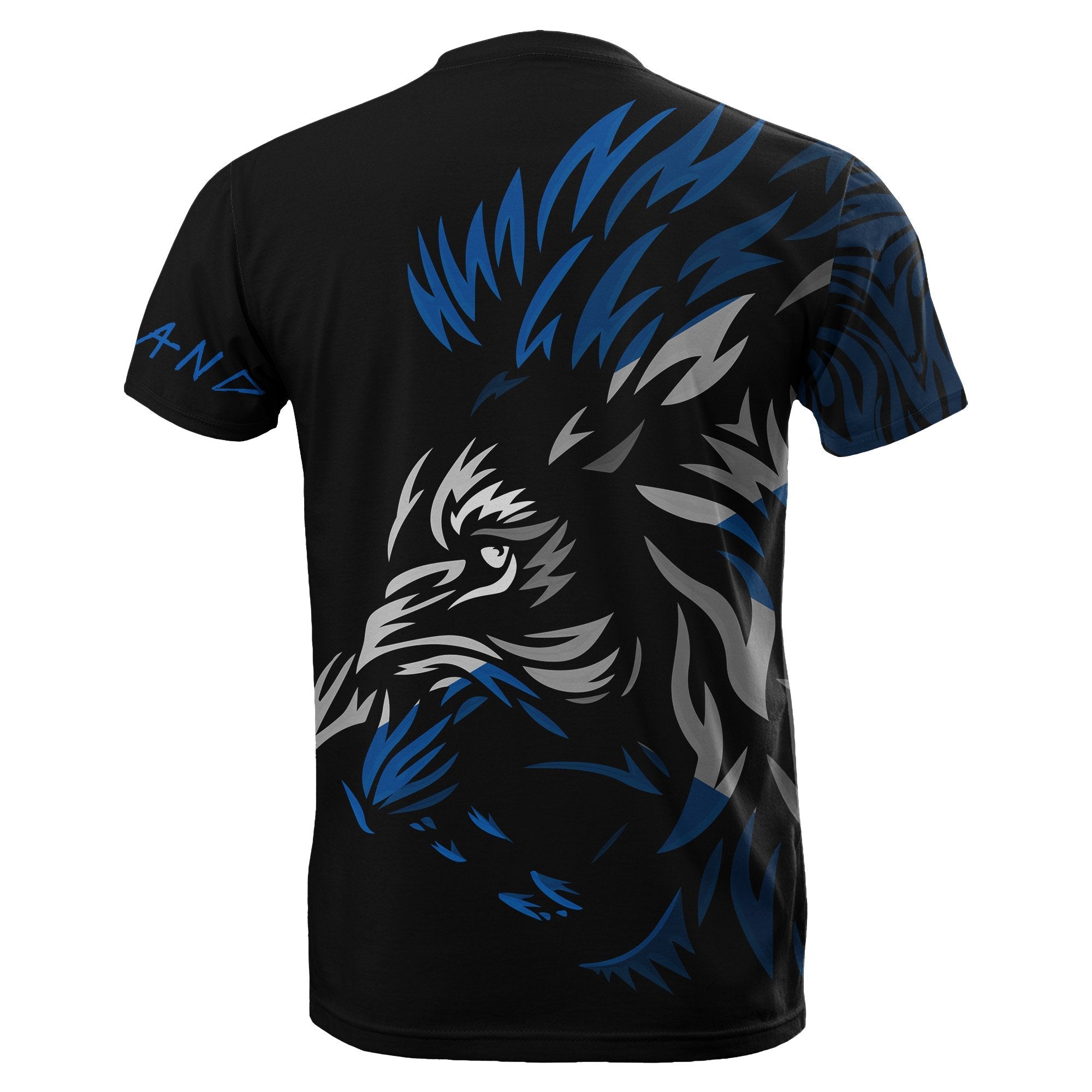 Scotland T shirt - Flag Lion King Style - Vibe Hoodie Shop