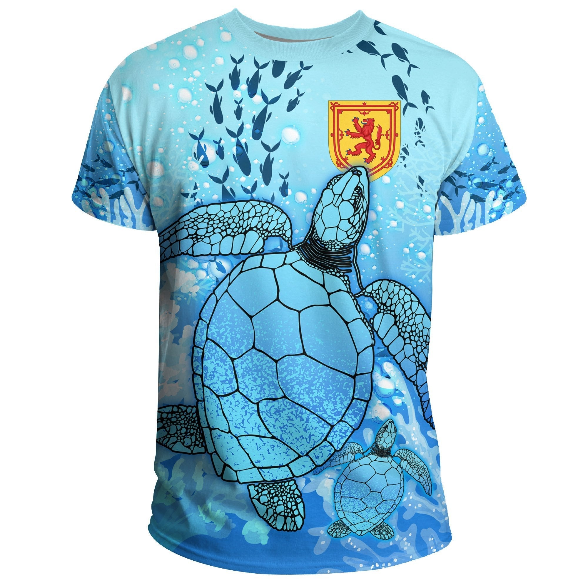 Scotland T shirt Ocean Life (Women's/Men's) - Vibe Hoodie Shop