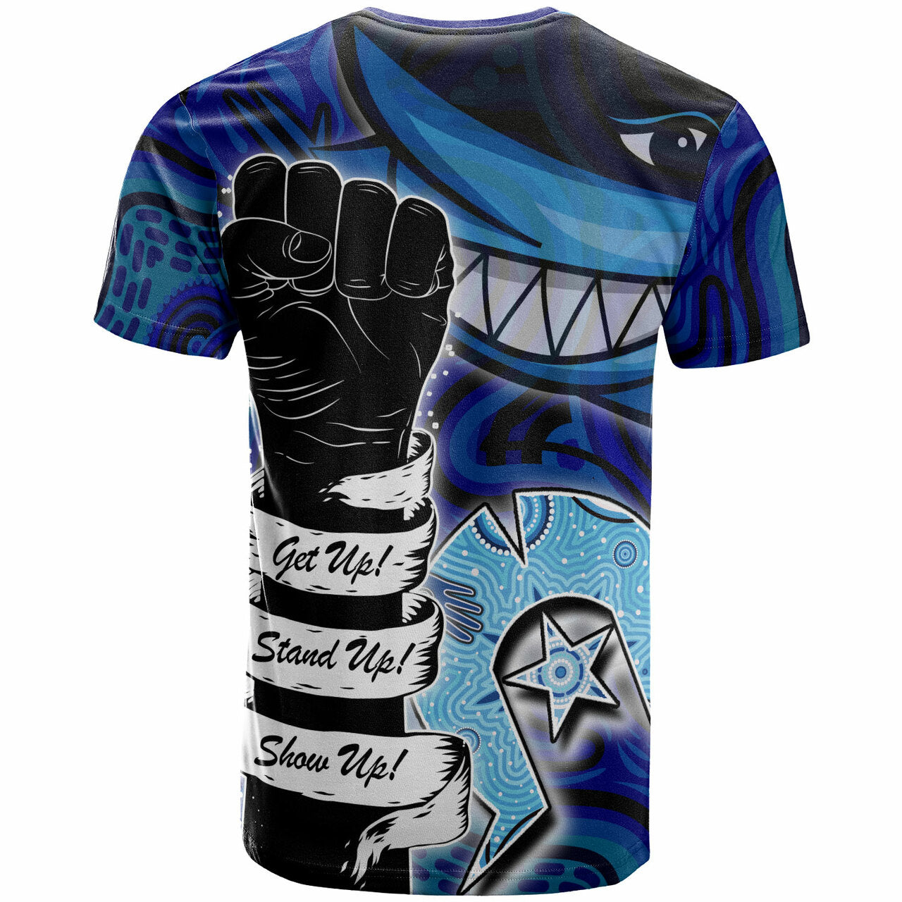 Sharks Custom T shirt - NAIDOC Week Stronger Sharks T shirt RLT12 - Vibe Hoodie Shop