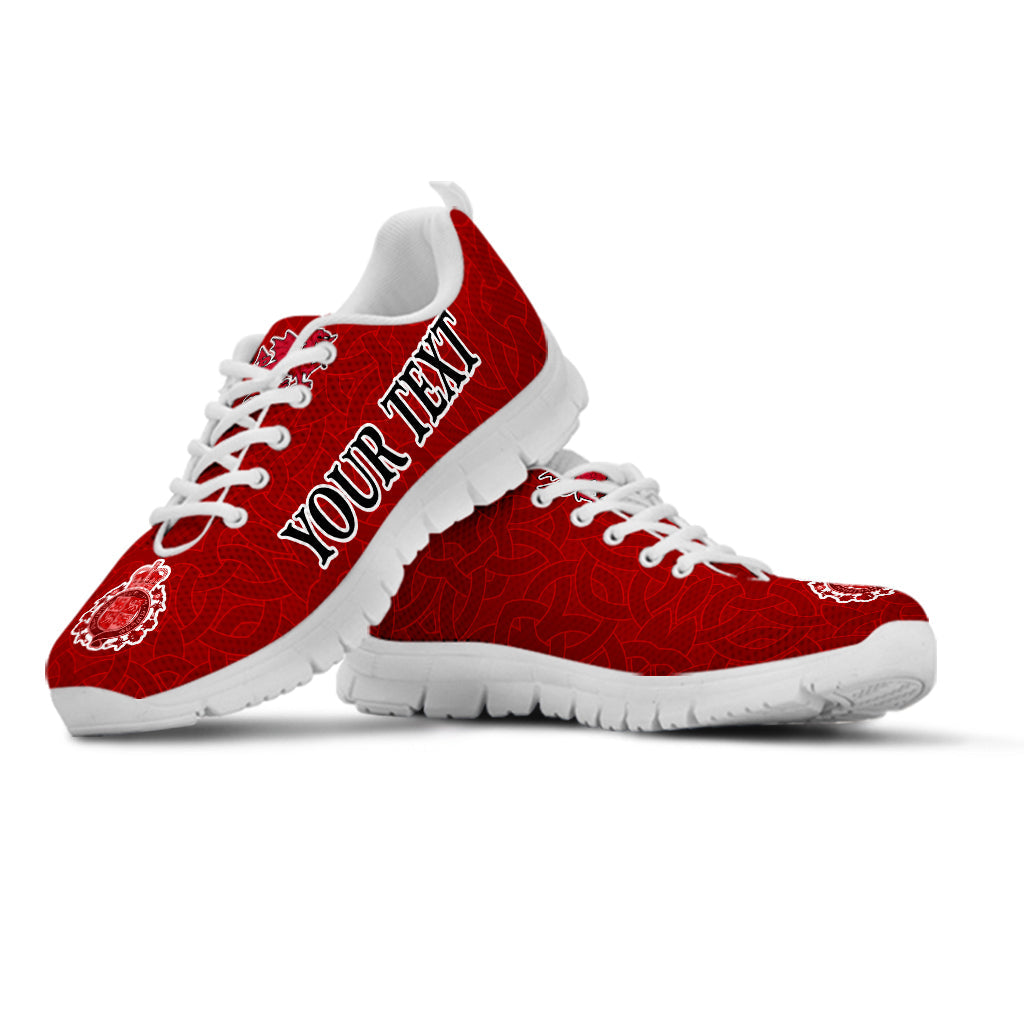 (Custom Personalised) Wales Football 2022 Sneakers Come On CYMRU The Red Wall - Vibe Hoodie Shop