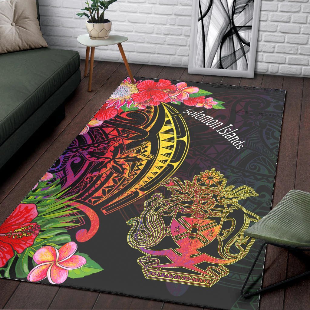 Solomon Islands Area Rug - Tropical Hippie Style - Vibe Hoodie Shop