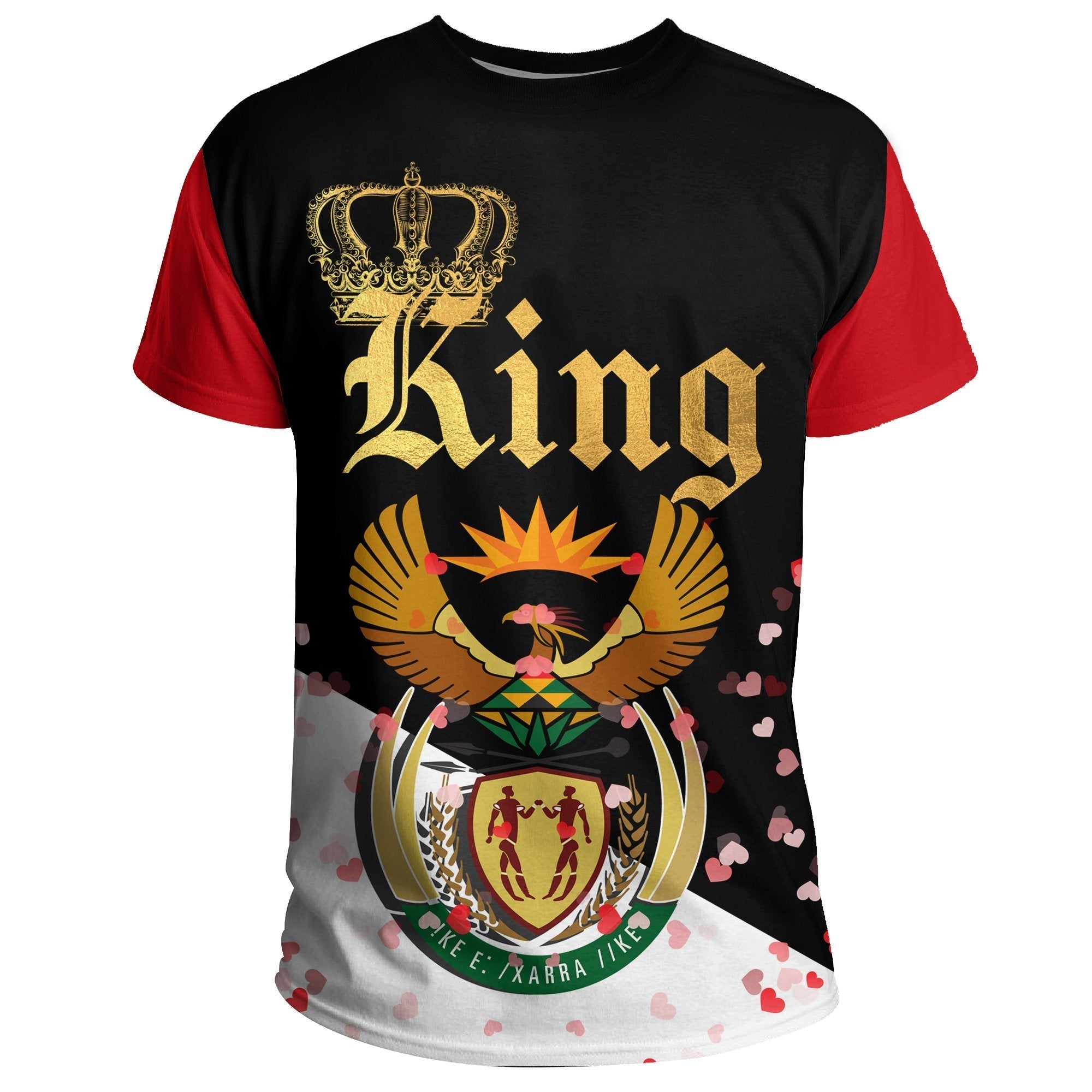 South Africa T shirt King - Valentine Couple - Vibe Hoodie Shop