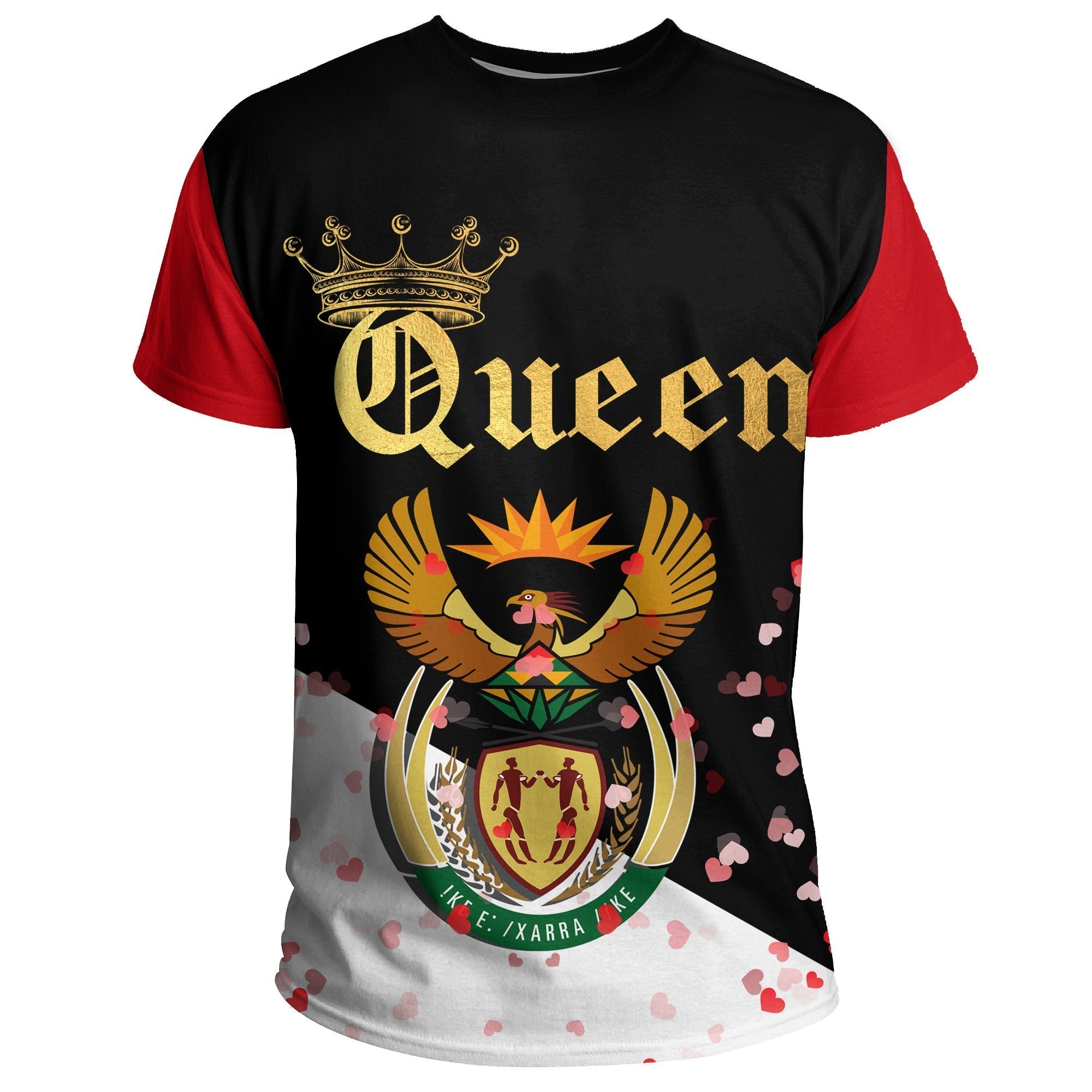 South Africa T shirt Queen - Valentine Couple - Vibe Hoodie Shop